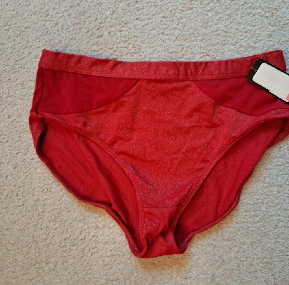 Modern Movement Red Women's Panties